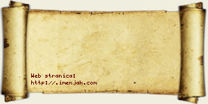 Julijana Adamac vizit kartica